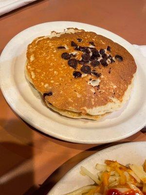 Chocolate chip pancakes