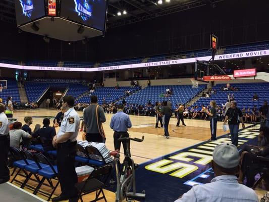 College Park Center - Court Side Seats