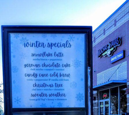 Winter specials!