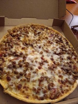 All Meat Pizza