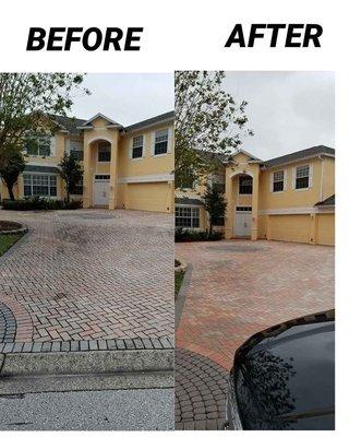 Paver cleaning in Tampa FL