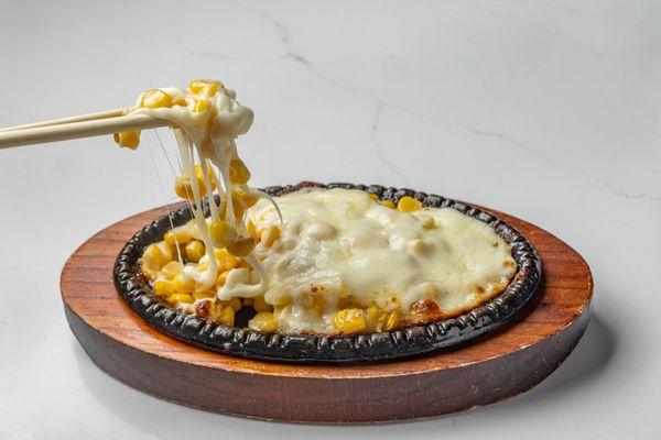 corn cheese pull