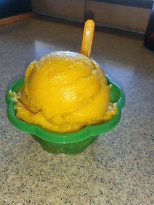 double scoop of my favorite mango Gelato