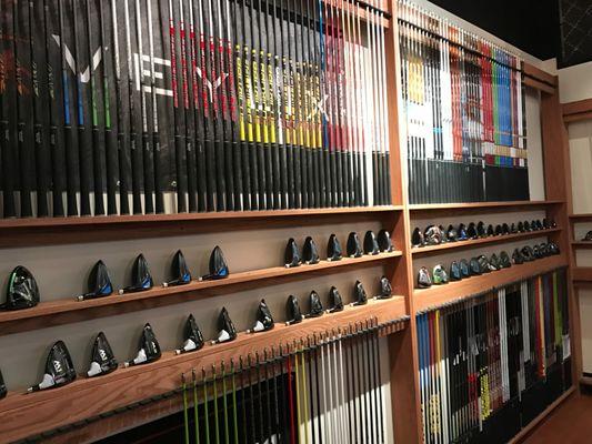 Every driver head, every iron head, every shaft. Thousands of combinations. You can test everything on the market in one place!