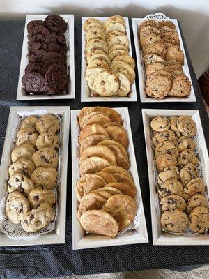 Assorted cookies flavors