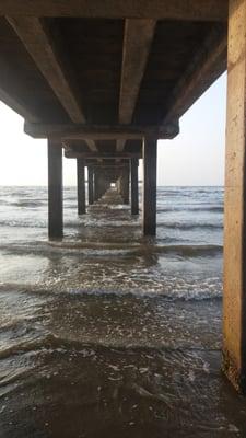 Under the pier