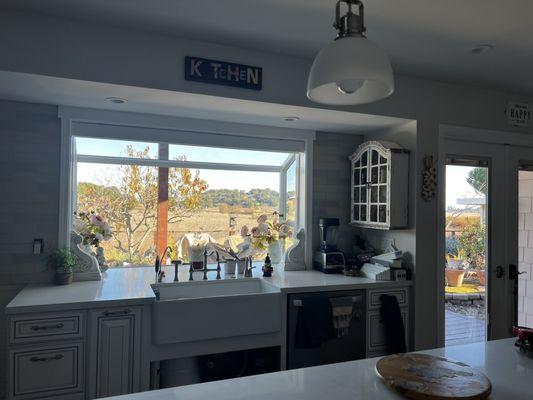 Kitchen remodel and windows! Awesome!!!!!