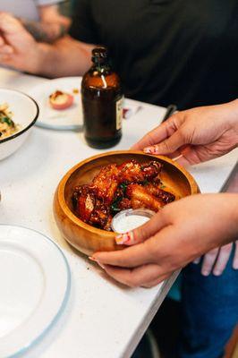 Cheerwine Glazed Wings