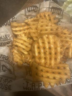 Waffle fries