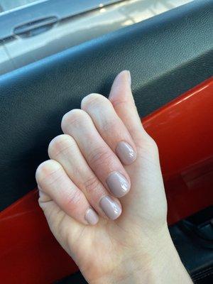 Fresh gel manicure