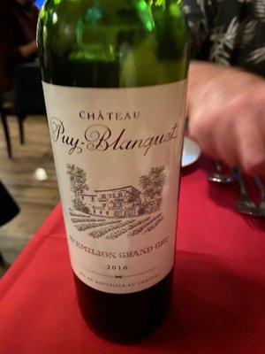 A French wine comparable to a Cabernet!