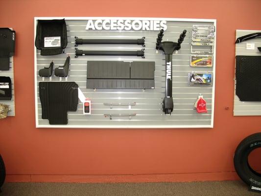 Many Accessories to Choose From