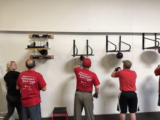 Rock Steady Boxing for Parkinson's disease classes!