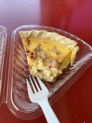 Breakfast quiche