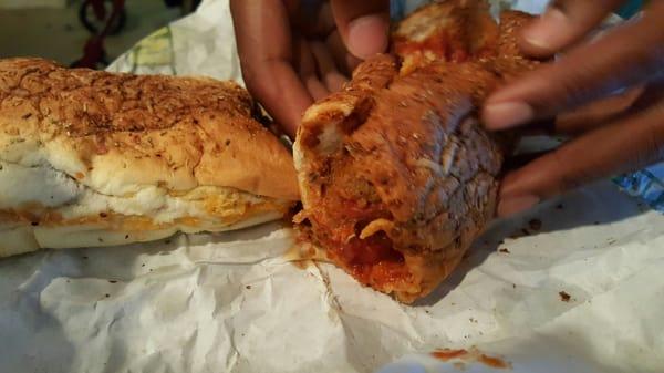 Where is the deluxe in this meatball grinder?