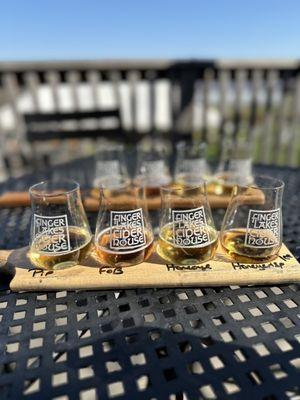 Cider flights