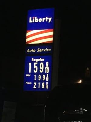 Great gas prices!