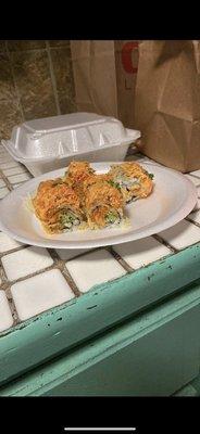 Fugi Mountain sushi roll