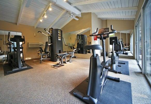 Fitness Center with Cathedral Ceilings