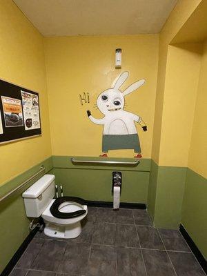 Art in the bathroom!