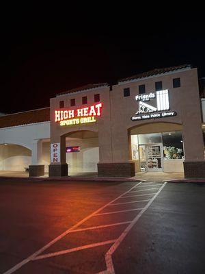 Entrance in strip mall