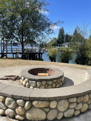 Fire Pit! Gorgeous! The General Store has stuff for s'mores too!