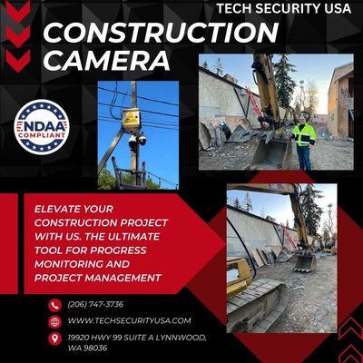 UNV Construction Camera: See Progress, Secure Success.