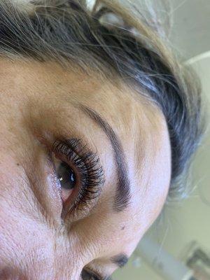 Classic eyelash extensions