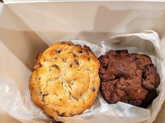 Chocolate Chip & Double Chocolate Cookies