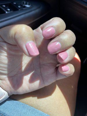 Perfectly pink! Manicure