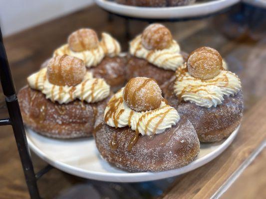 Pastry with Mascarpone and a Mini Donut