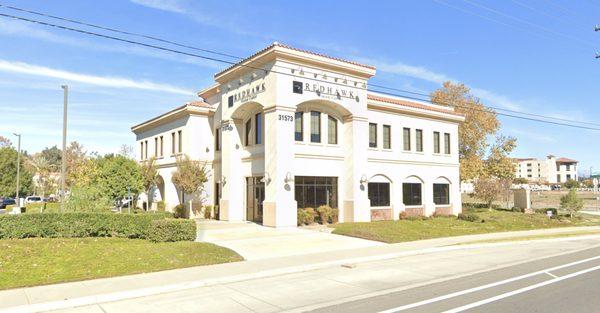 Happy Pediatrics is located on the first floor of the Redhawk Vision center building.