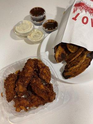 Cornflake Chicken Fingers and Baked Fries