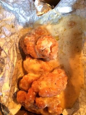 boneless wings were not good