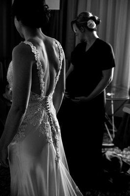 Gorgeous Vintage wedding dress; Padonia Park Club, Maryland