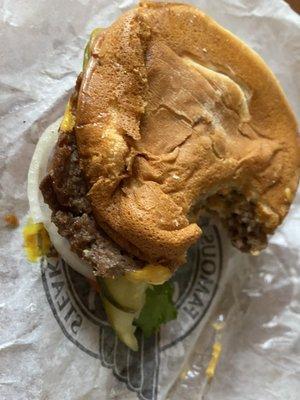 Original Double 'n Cheese Steakburger 'n Fries