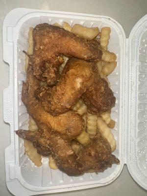 Fried Chicken Wings 8. French Fries