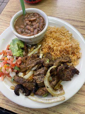 Steak fajitas delicious!!