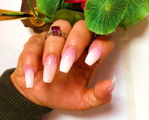 French manicure ombre