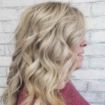 Blonde highlights