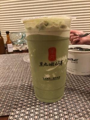 Matcha latte smoothie