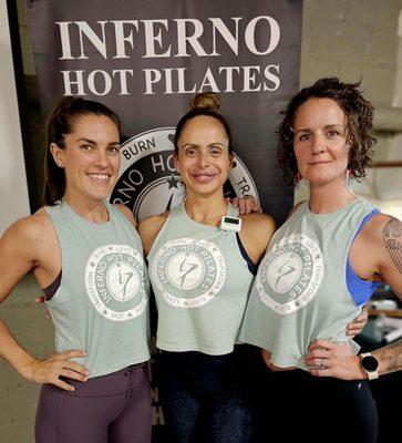 All of our instructors are certified! Thank you Gabi Walters creator & teacher trainer of Inferno Hot Pilates.