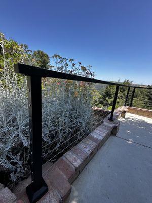 Beautiful Cable Railing. Installed in the City of Diamond Bar, CA.