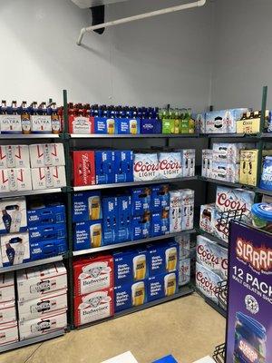 Beer cave now open