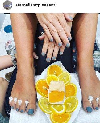 Citrus pedicure