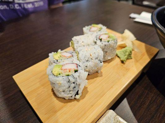 California roll - free with $30 purchase!