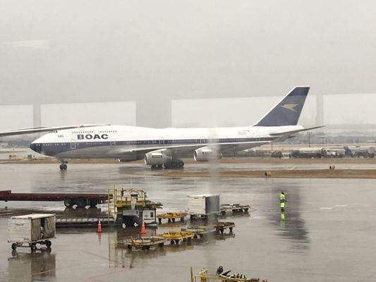 British Airways plane pained for their 100 year anniversary!