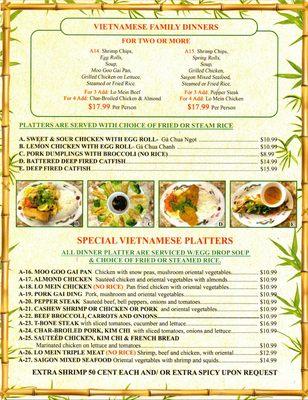 Saigon - Menu Page 6