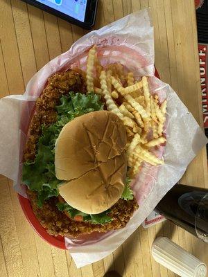 Fried pork loin. Yum!