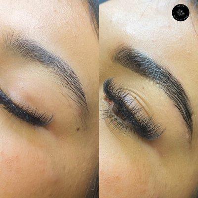 Brow Lamination and Tint